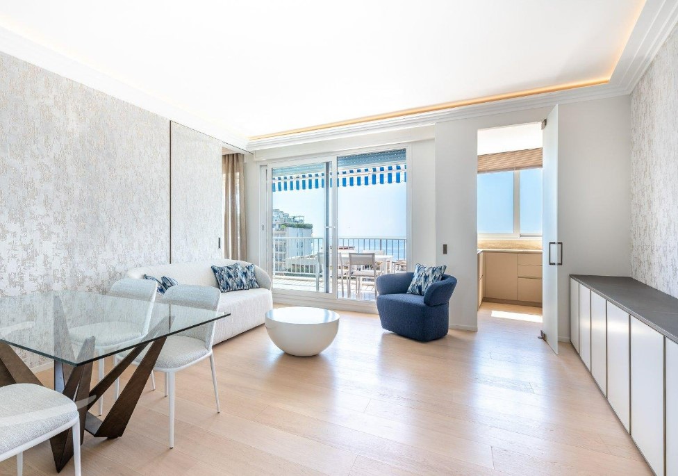 Living con vista sul mare