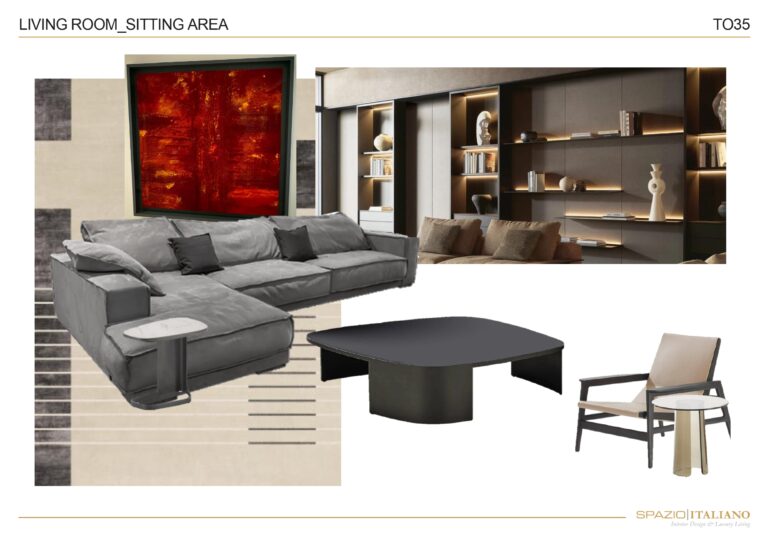 Tour Odéon living room