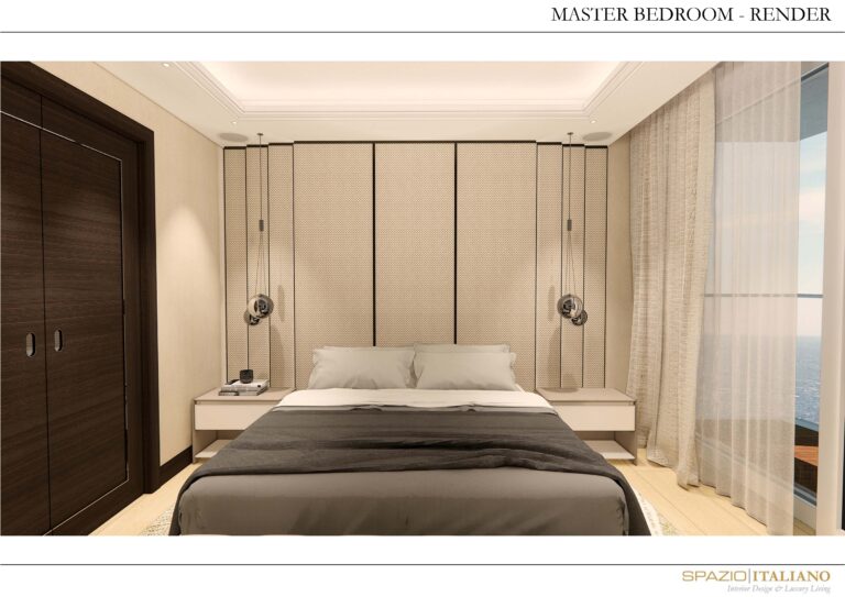 Camera da letto Render