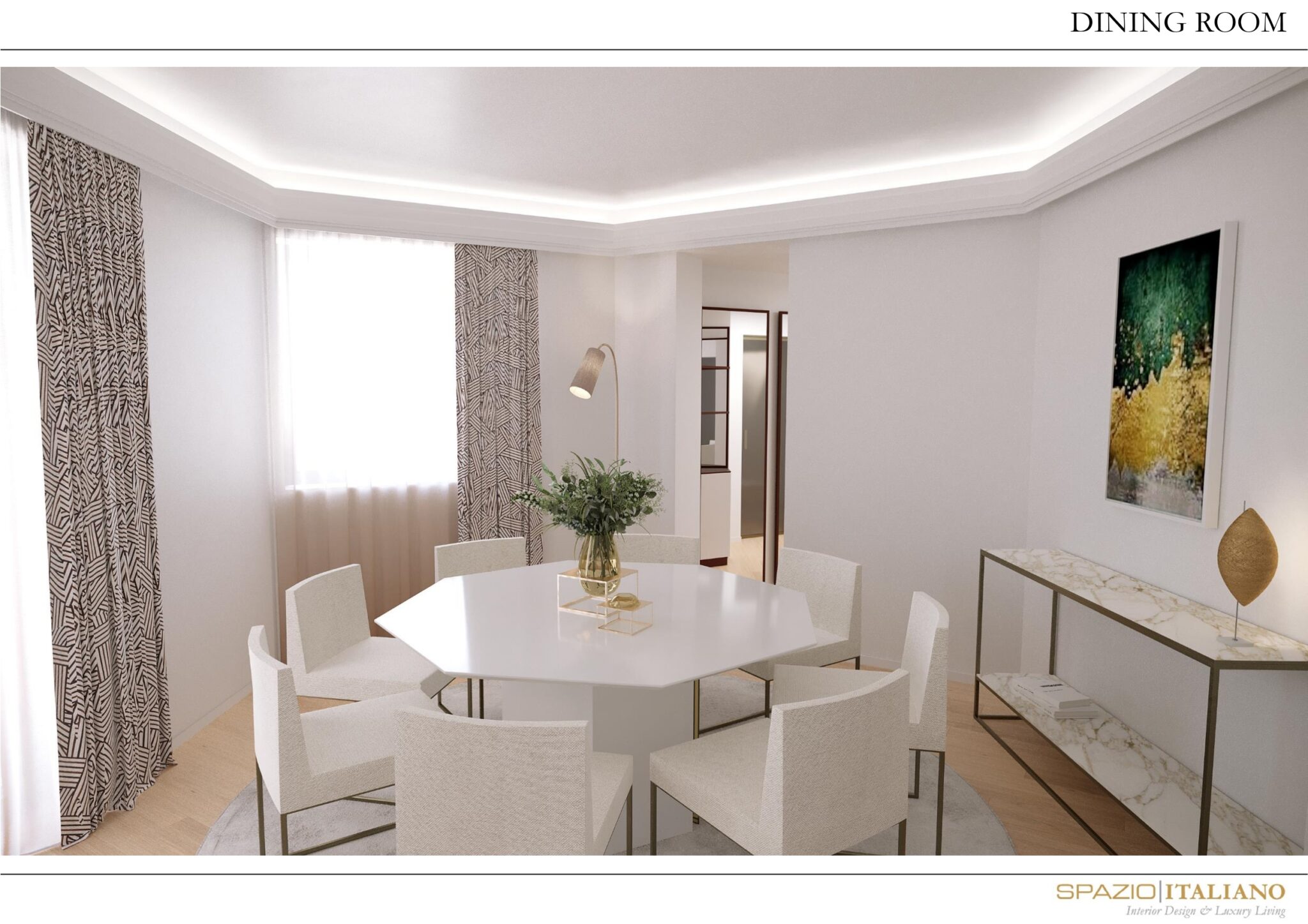 Concept sala da pranzo Prince de Galles